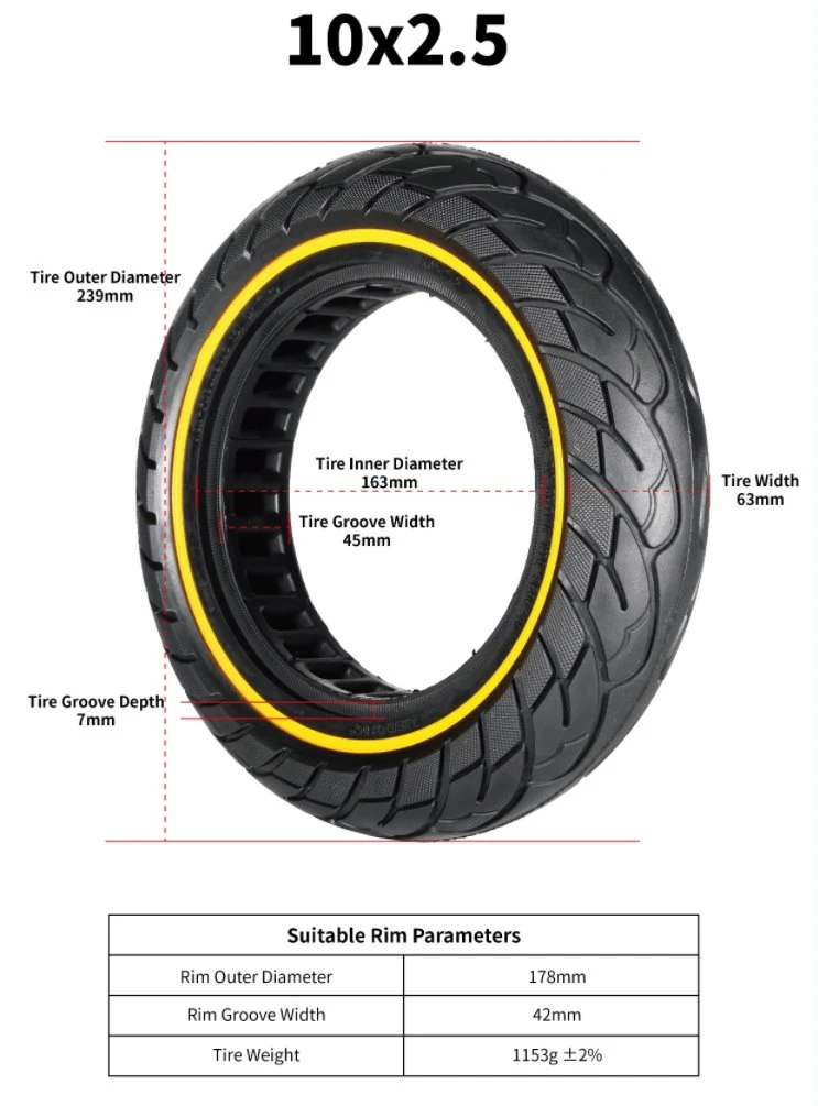 electric scooter 10 inch tire